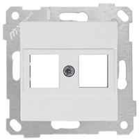 RİTA MEK TUŞ DATA PRİZİ 2*RJ45 (KON.SÜZ) BEYAZ 1